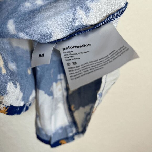 Reformation Heaven Amanda Sleeveless Strappy Tank Top Women's Size Medium - Picture 6 of 6